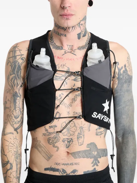 SAYSKY Flow Vest 8L star-logo running vest Black XUAVE101C901