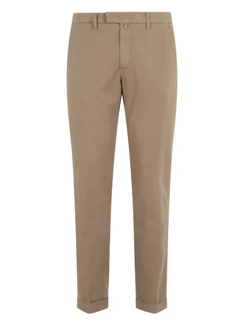 Briglia 1949 slim-fit turn-up trousers Brown BG03400009