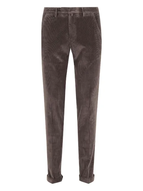 Briglia 1949 corduroy cuffed trousers Brown BG03400067097
