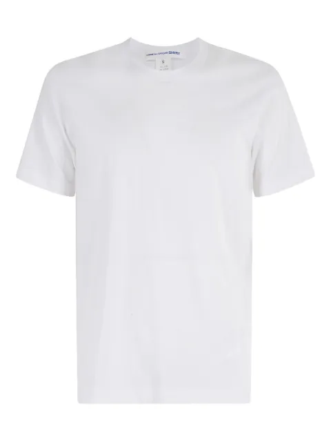 Comme Des Garçons Shirt logo-print crew-neck t-shirt White FZT0040514