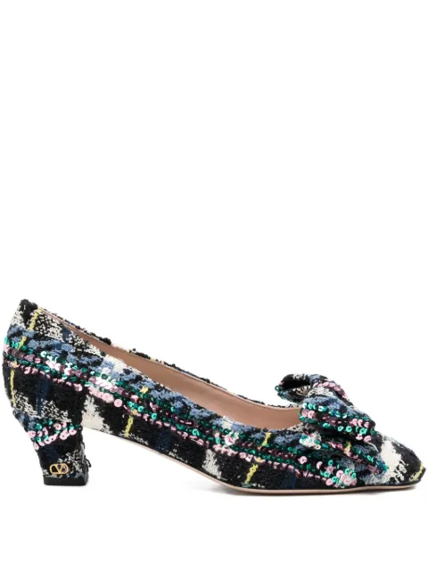 Valentino Garavani 45mm Bowow pumps Black WS0LB5LBQ