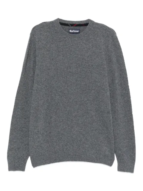 Barbour crew-neck wool sweater Grey MKN1576GY53
