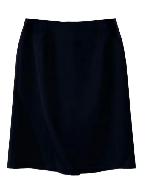 Loro Piana Vivian pencil skirt Blue FAP0429