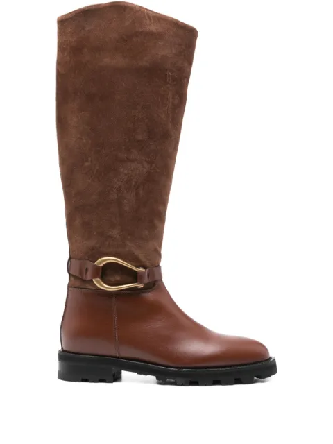 Roberto Festa 30mm leather boots Brown NIA