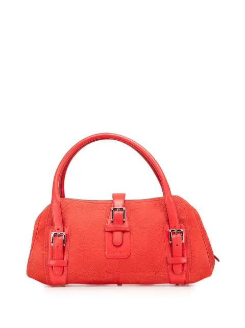 Loewe Pre-Owned 2004 Nubuck Senda handbag Red 48OCVTG85IUYFRKW