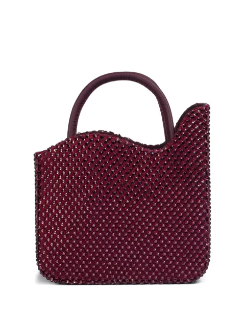 Le Silla small Ivy beaded tote bag Red 9969BBAGXXXXSAS