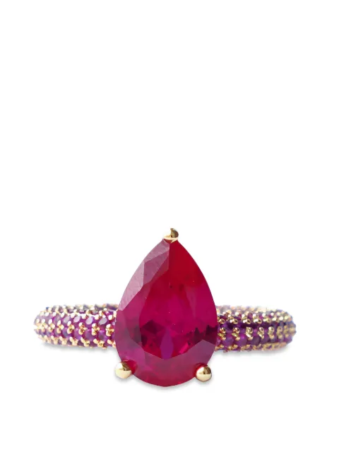 Izabel Display Mega drop ring Gold RCCMD