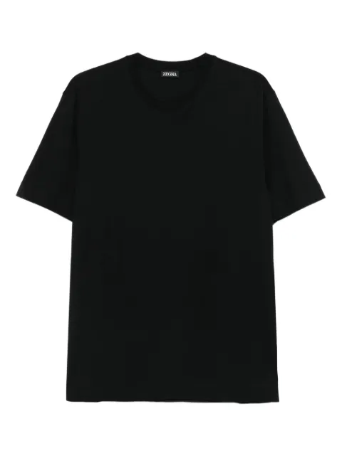 Zegna crew-neck short-sleeve T-shirt Black RUG360A2G765NLK09001