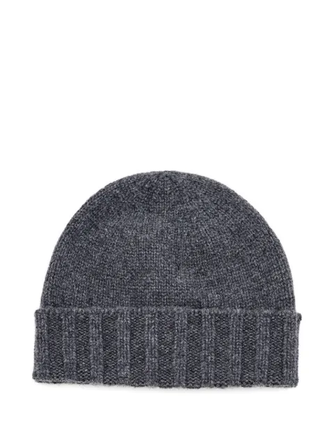 Drumohr ribbed cashmere beanie Grey L1K750670