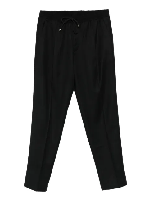 Briglia 1949 drawstring-cuffed trousers Black WIMBLEDONS400129