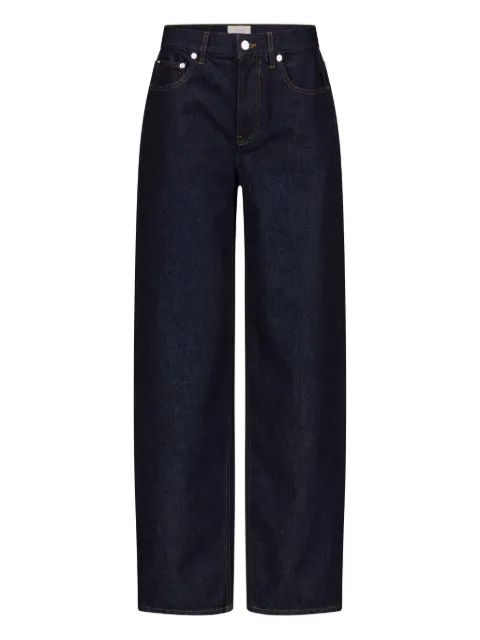 LouLou de Saison Samur five-pocket logo-patch jeans Blue SAMURLDS