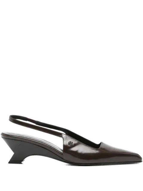 Dorothee Schumacher 60mm slingback heeled pumps Brown 250304