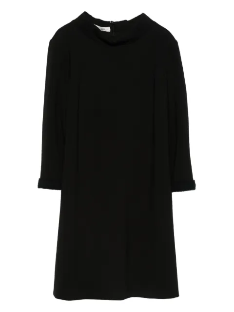 Dorothee Schumacher trim-detail concealed-fastening mini dress Black 248004