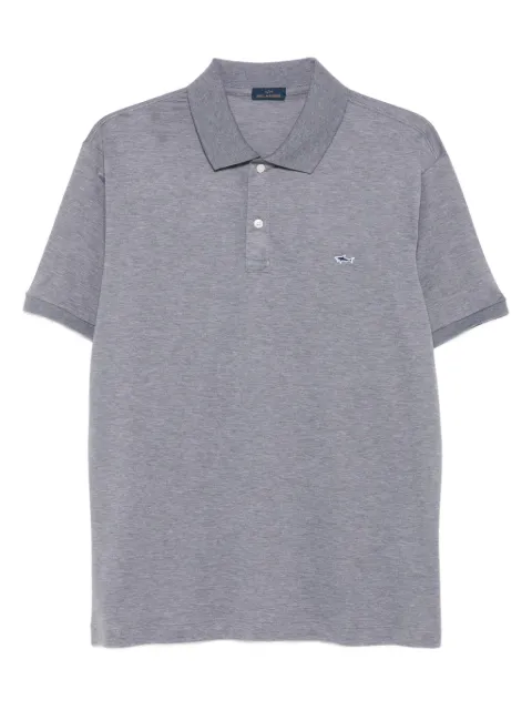 Paul & Shark logo-embroidered cotton polo shirt Grey 99311001
