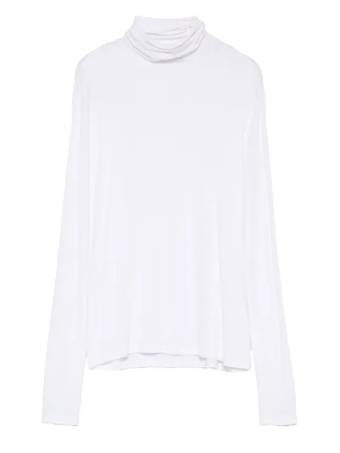 Dorothee Schumacher long-sleeve turtleneck top White 228102