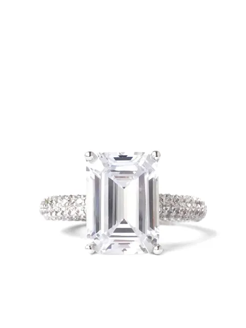 Izabel Display Mega Rectangle ring Grey RCCMR