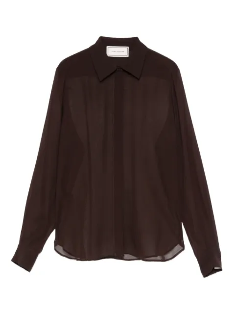 Tagliatore long-sleeve shirt Brown ANDRA270006M1253