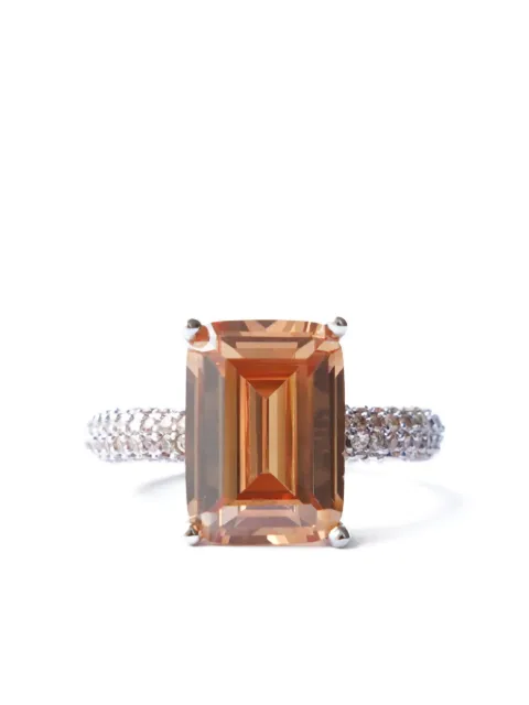 Izabel Display Mega Rectangle ring Neutrals RCCMRBES156