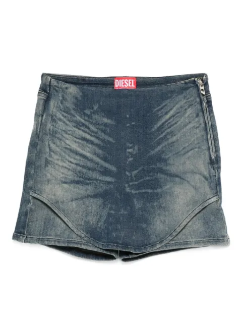 Diesel acid-wash denim shorts Blue A1902809M95