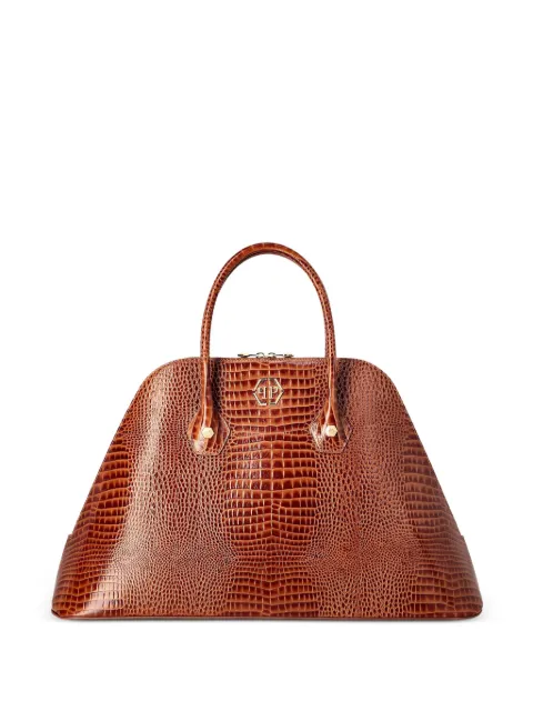 Philipp Plein majestic handbag cocco large Brown AAEAWBA2158PLE010N