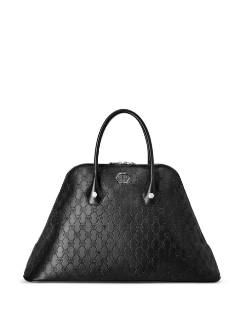 Philipp Plein majestic monogram strass shoulder bag Black AAEAWBA2160PLE005N