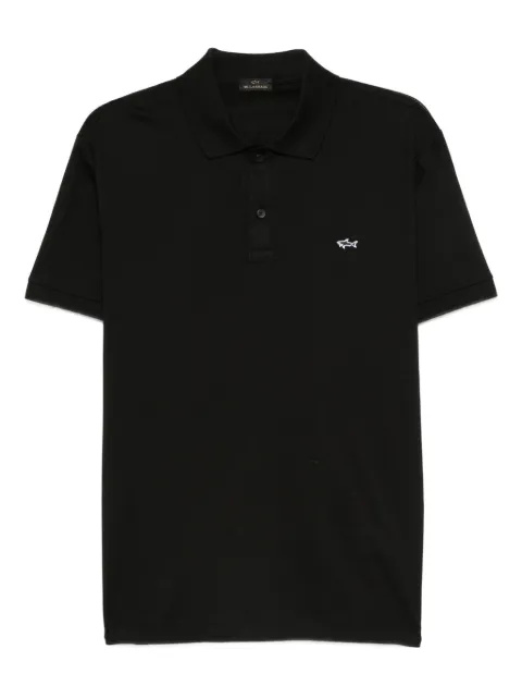 Paul & Shark embroidered polo shirt Black 99311001