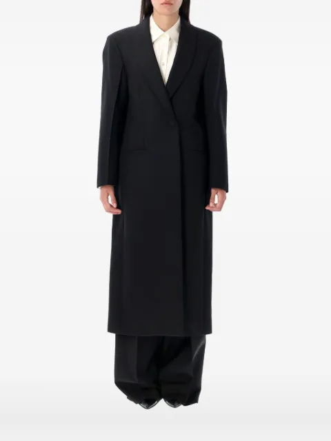 Róhe shawl-lapels coat Black 41610158001