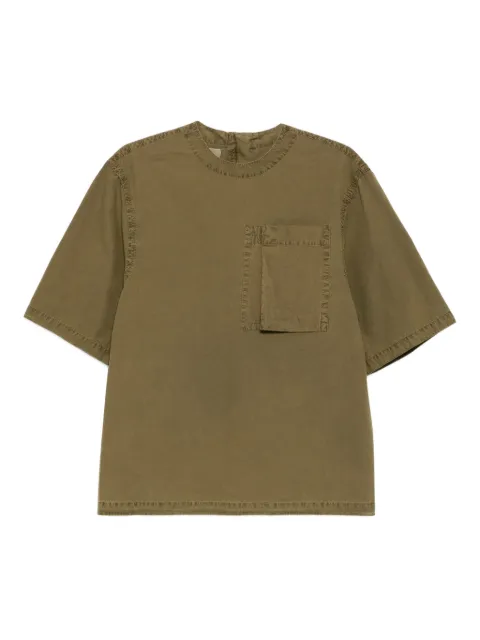 CO COLLECTION cotton T-shirt Green 1150SGDPPF25