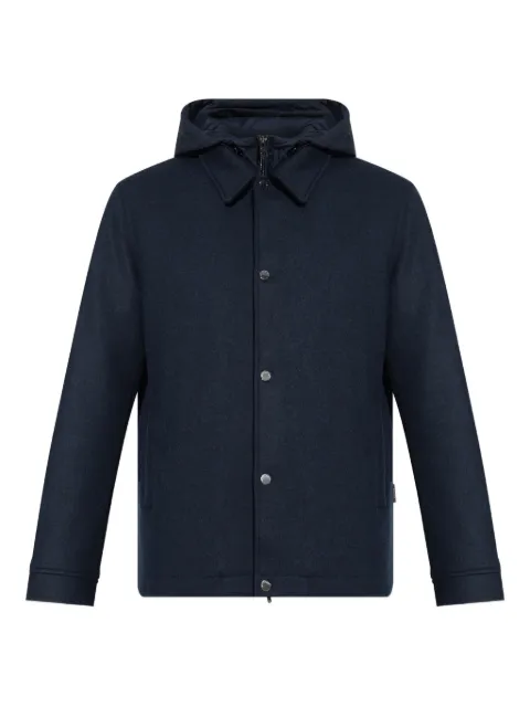 Woolrich hooded jacket Blue CFWOOU2025MRUT5039