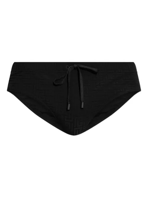 Balmain drawstring swim briefs Black BWB351510001