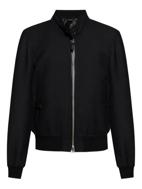 TOM FORD zip-fastening bomber jacket Black OBG004FMW063