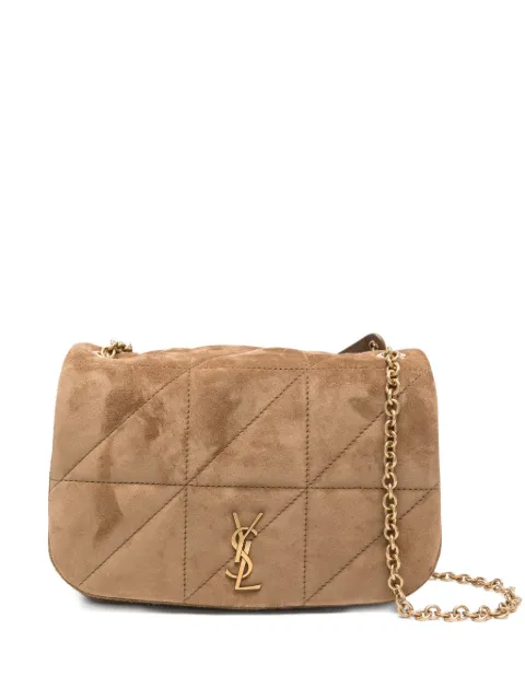 Saint Laurent Jamie 4.3 quilted suede shoulder bag Brown 8060251U807