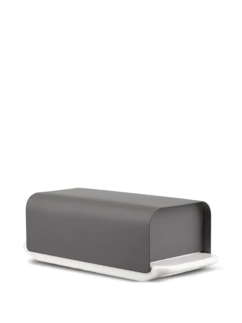 Alessi metal-lid butter dish (7cm x 21 cm) Grey BG04DG