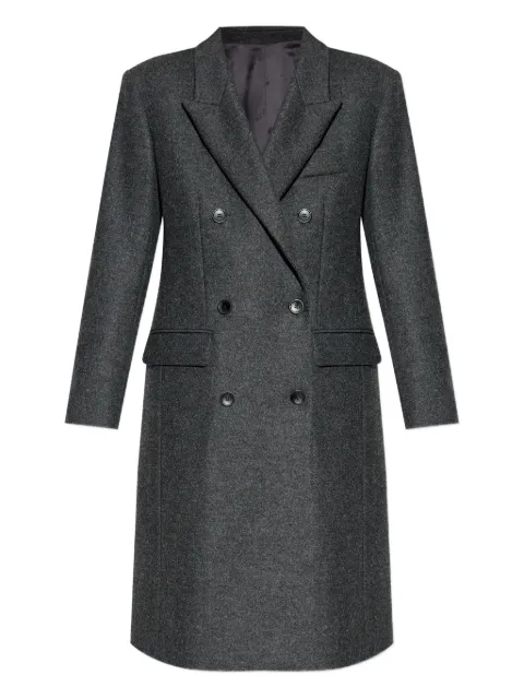 ISABEL MARANT double-breasted wool coat Grey MA0450FAC3E01I