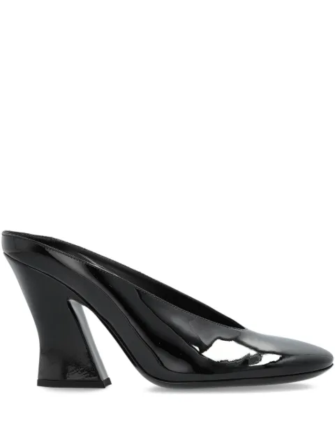 Givenchy 100mm patent-leather mules Black BE4044E1K6