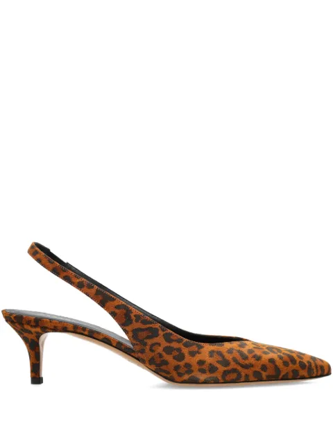 ISABEL MARANT 50mm Padim slingback pumps Brown ES0044FAC3A30S