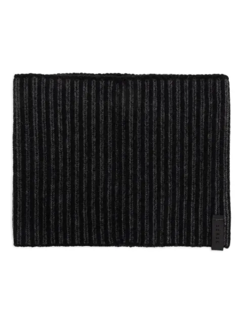 Sease ribbed cashmere scarf Black AT030XG006