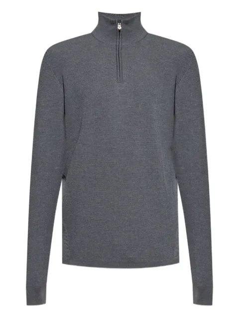 Sease stand-collar half-zip sweater Grey KP042XG065