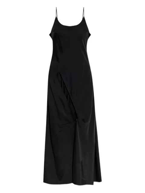 VETEMENTS draped asymmetrical dress Black WH76SK360B