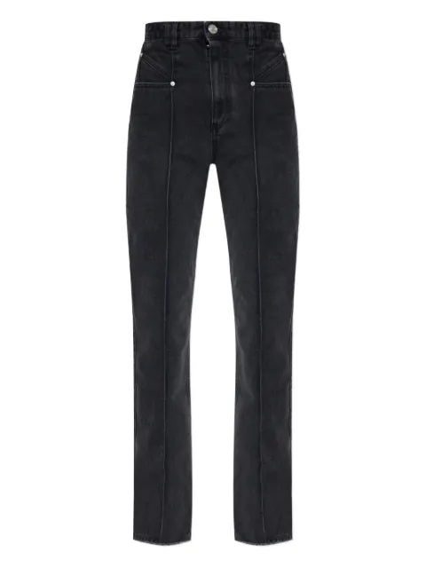 ISABEL MARANT Vetan centre-seam straight-leg jeans PA0559FAB1H06I