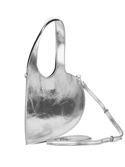 Coperni Baby Heart metallic tote bag Grey COPBA93F6051