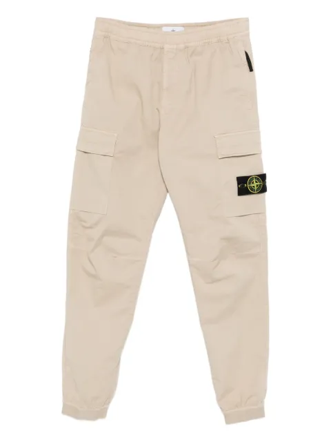 Stone Island cargo-pocket cuffed trousers Neutrals K2S153100031S0010