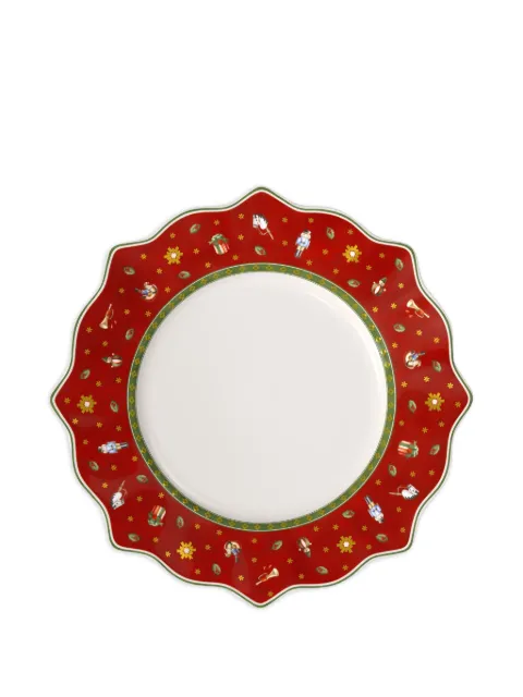 Villeroy & Boch Delight scalloped-edge plate (26cm) Red 1485852620