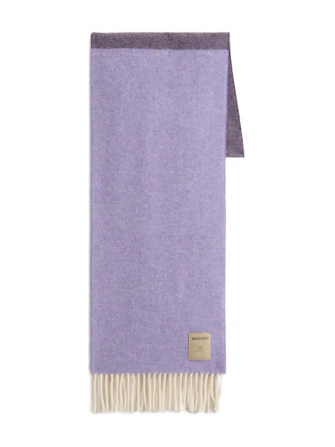 Woolrich two-toned wool scarf Purple CFWWAC2009FRUT5142