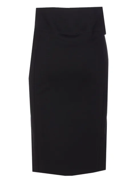 Patrizia Pepe zip-front skirt Black 8G0485A025