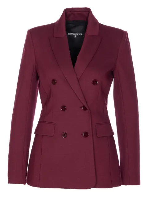 Patrizia Pepe double-breasted blazer Red 8S0542A025
