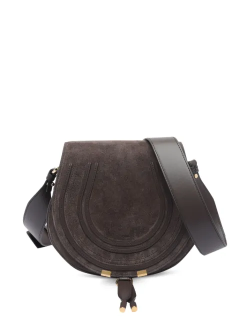 Chloé Marcie saddle leather shoulder bag Brown CH25AS679Q07