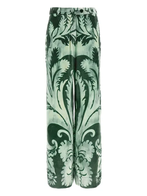 F.R.S For Restless Sleepers Arche tropical-print trousers Green PA000248TE00857822