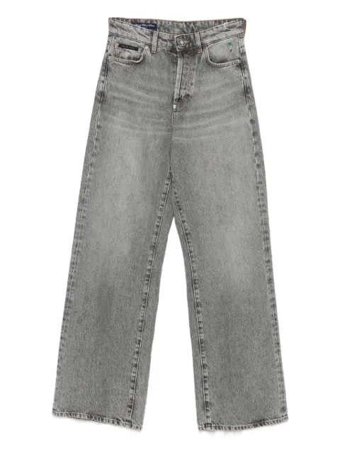 Philipp Plein frayed-hem jeans Grey FAECWDT2829PDE004N