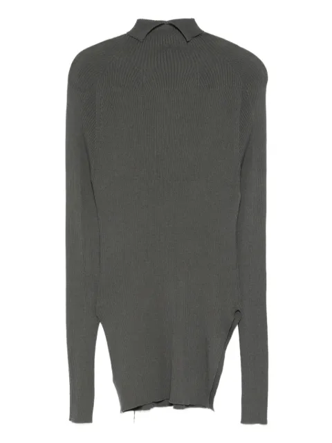 Y's logo-embroidered top Grey YMK01680